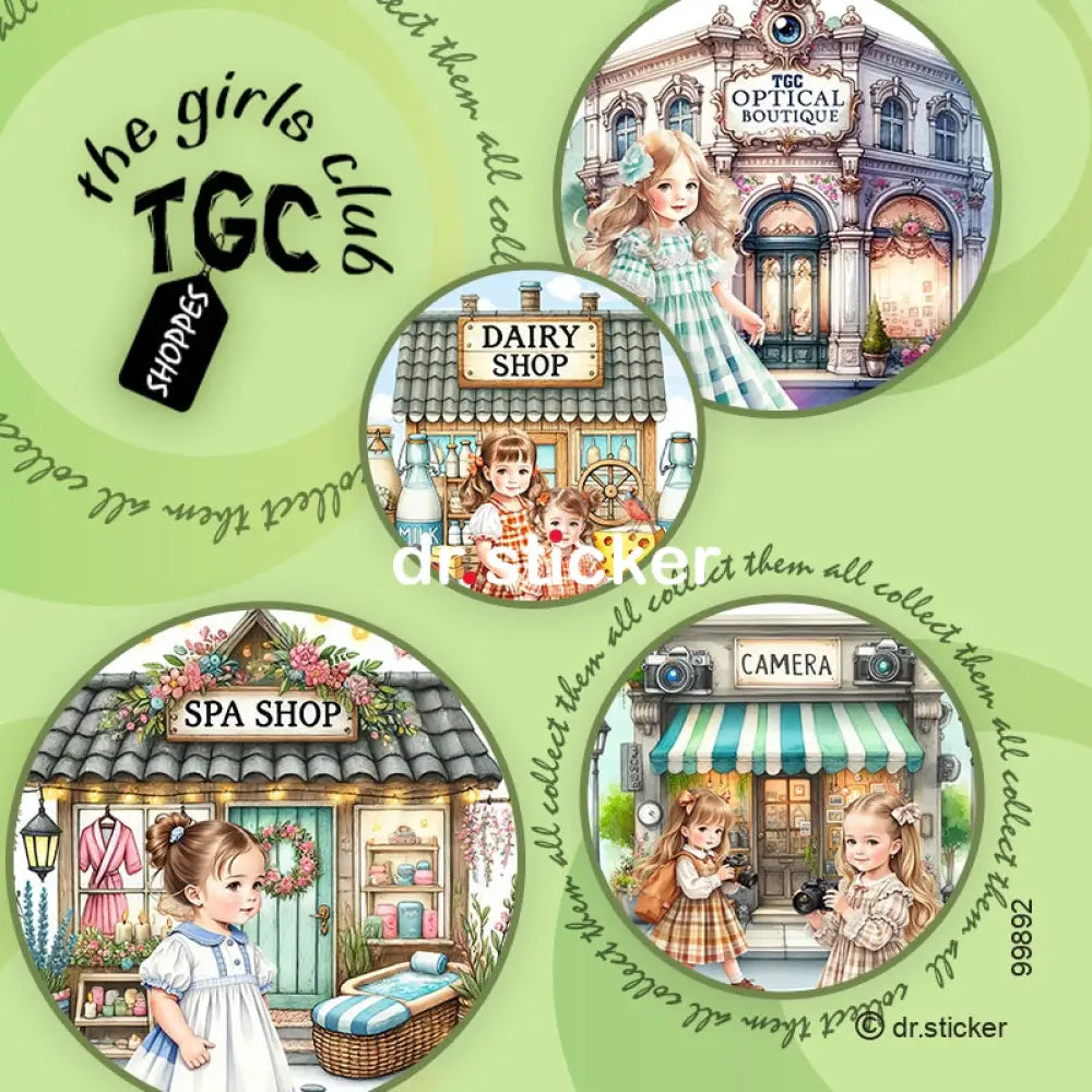 גליל מדבקות ד"ר סטיקר - מועדון הילדות - ג