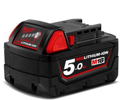 מילווקי M18 B5 סוללה ליתיום 5 אמפר 18V