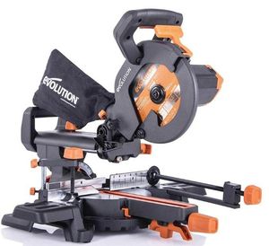 EVOLUTION R210SMS+ - מסור פנדל "8.1/4 (210 מ"מ) רב תכליתי 1500W כולל לייזר