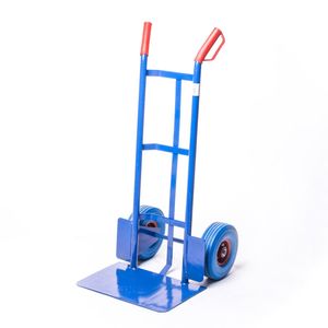 עגלת סבלים פלדה גלגלים מלאים