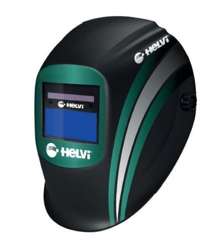 HELVI Vision 2.1 - מסיכת ריתוך אלקטרונית מקצועית 2 חיישנים DIN 16 ת. איטליה - צבע אמיתי