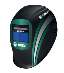 HELVI Vision 2.1 - מסיכת ריתוך אלקטרונית מקצועית 2 חיישנים DIN 16 ת. איטליה - צבע אמיתי