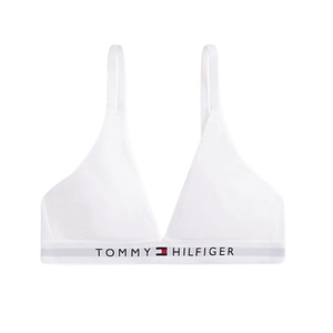 גוזיה TOMMY JEANS מידות XS-L לנשים בגוון לבן