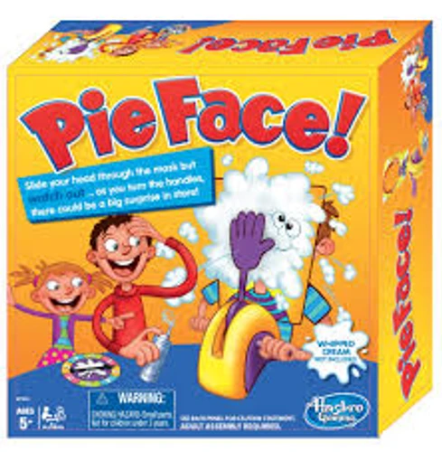 משחק עוגה | קצפת לפנים PIE FACE - צהוב