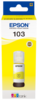 בקבוק דיו צהוב מקורי EPSON 103 65ml C13T00S44A (7,500 דפים)