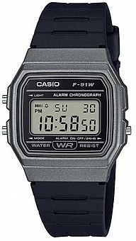 שעון יד דיגיטלי Casio F-91WM-1BDF