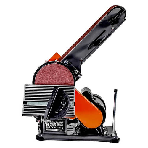 מלטשת סרט שולחנית עם דיסק 375W דגם 100503-001 האנטר Hunter
