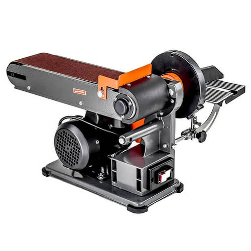 מלטשת סרט שולחנית עם דיסק 375W דגם 100503-001 האנטר Hunter
