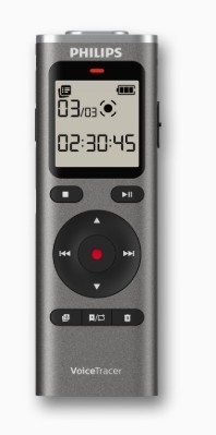 טייפ מנהלים Philips VoiceTracer DVT1170 מקליט קול דיגיטלי 8GB
