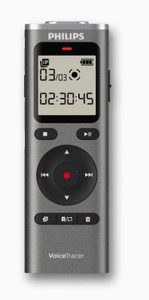 טייפ מנהלים Philips VoiceTracer DVT1170 מקליט קול דיגיטלי 8GB