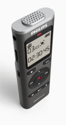 טייפ מנהלים Philips VoiceTracer DVT1170 מקליט קול דיגיטלי 8GB