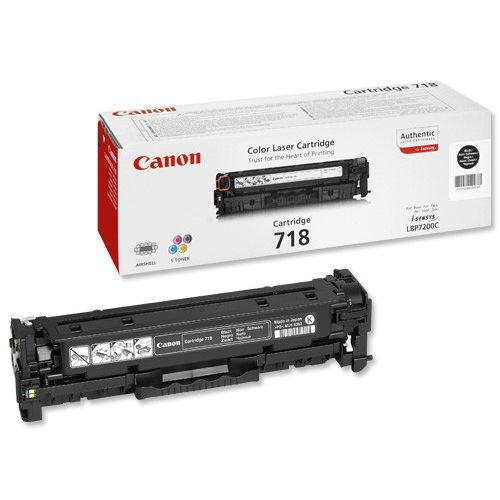 טונר מקורי CRG 718 BK CANON 