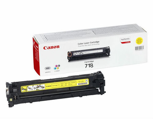 טונר מקורי CANON CRG 718 Y