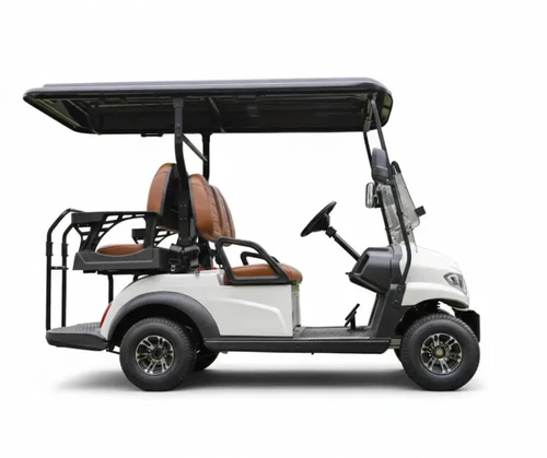 רכב תפעולי חשמלי סוללה ליתיום 48V 105Ah כמות נוסעים-4 כולל ספסל אחורי דגם GREENMAN GVF2+2B