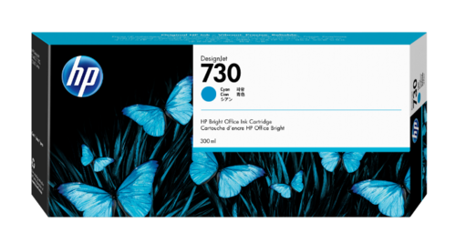 HP 730 300-ml Cyan DesignJet Ink Cartridge