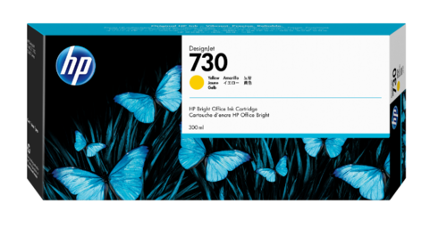 HP 730 300-ml Yellow DesignJet Ink Cartridge