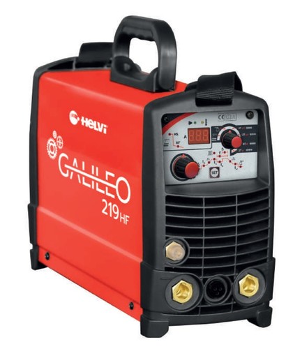 HELVI Galileo 219HF- רתכת TIG אינוורטר 200A מקצועית כולל תיק אביזרים ת. איטליה