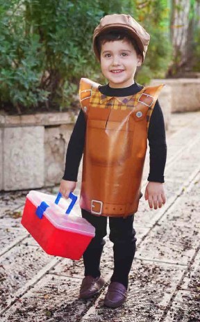 ווסט לתחפושת בעל מלאכה ליום תחפושות בגן