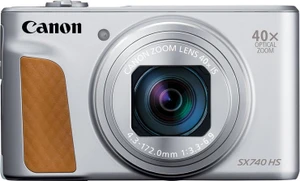 מצלמה קומפקטית - Canon PowerShot SX740 עברית מלאה - בצבע כסוף 