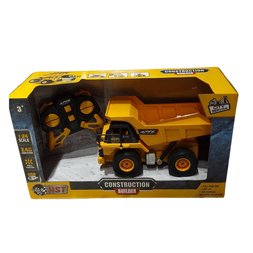 משאית 1:24 שלט 2.4G כולל טעינה - HST RC Construction Builder