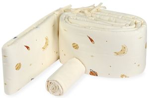 סט מצעים 2 חלקים ללול תינוק 100% כותנה - Space