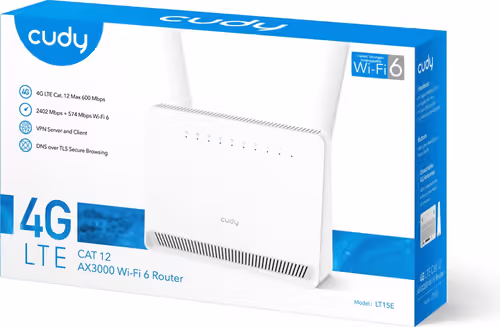 ראוטר סלולרי Cudy LT15V AX3000 With Voice 4G קודי