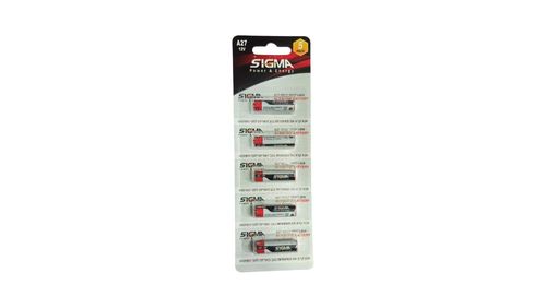 מארז 5 סוללות SIGMA A27 12V High Voltage – הפתרון המשתלם לשלטים