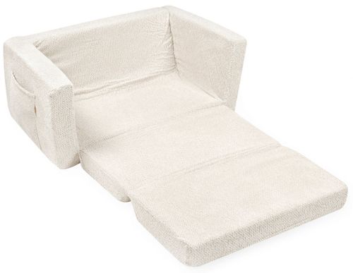 ספונת נפתחת לילדים מבד בוקלה אפנתי ונעים למגע - בז'