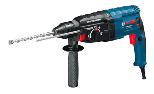 פטישון חשמלי BOSCH GBH 2-28 880W   3.2J + KickBack Control לשיפור הבטיחות של המשמש - במזוודה קשיחה