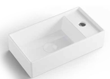 כיור חרס מונח 41X22.5X10 ס