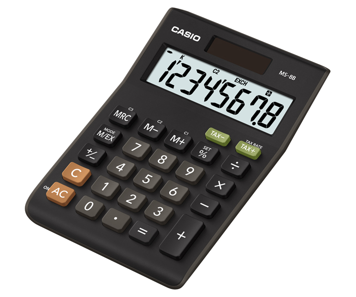  ‏מחשבון Casio MS-8B קסיו