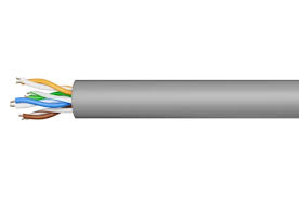 כבל דאטה 500 מטר 4X2X24# CAT-5E U/UTP אפור Western Wire