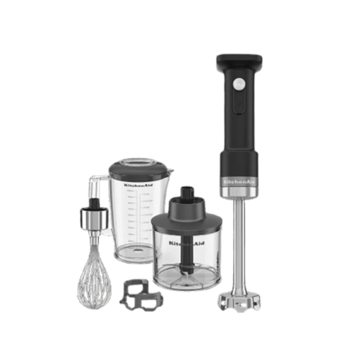 בלנדר מוט אלחוטי עם אביזרים ללא בטרייה Kitchenaid 5KHBRV05BM