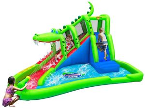 מתקן מתנפח מגלשת מים הרפתקאות במערת התנין 9690