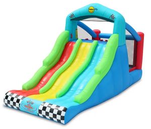 מתקן מתנפח מגלשת 3 מסלולים משולבת עם קפיצה 9774