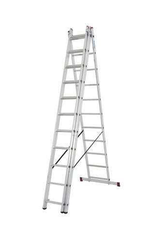 סולם אלומיניום ג' 3X8 רב שימושי | תוצרת גרמניה