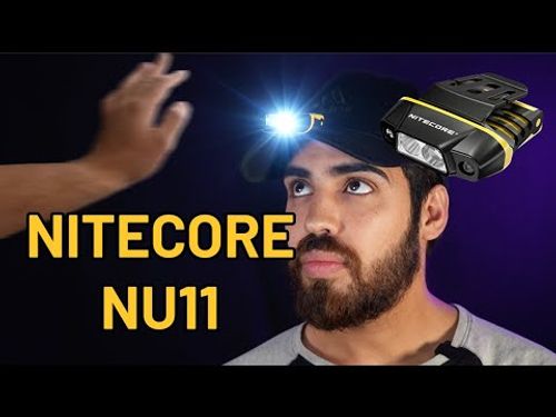 פנס ראש מקצועי לכובע כולל רצועת ראש NU11 נייטקור 150 לומן 