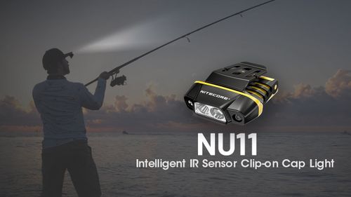 פנס ראש מקצועי לכובע כולל רצועת ראש NU11 נייטקור 150 לומן 