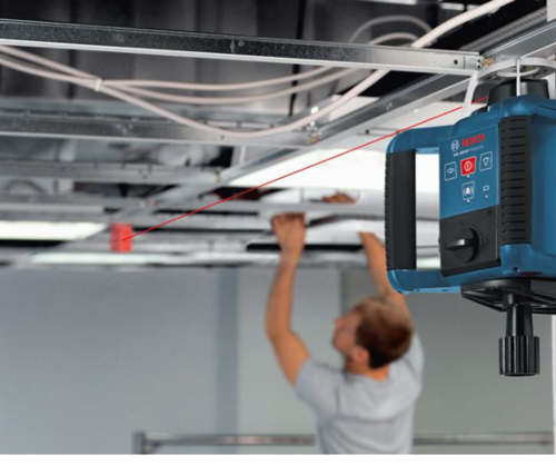 פלס לייזר מסתובב ירוק עד 300 מטר GRL 300 HVG