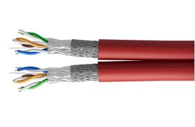 כבל דאטה כפול 500 מטר 35% 2X(4X2X23)# CAT-7 S/FTP אדום מבית Western Wire