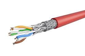 כבל דאטה 100 מטר 40% 4X2X23# CAT7 S/FTP אדום מבית Western Wire
