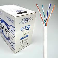 כבל רשת 305 מטר UTP Cat5E 4X2X0.5mm 24AWG מבית FiberTech