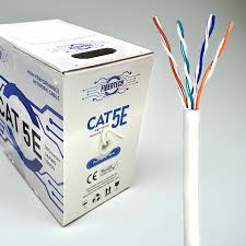 כבל רשת 305 מטר UTP Cat5E 4X2X0.5mm 24AWG מבית FiberTech