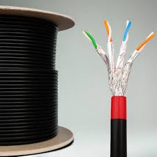 כבל רשת 305 מטר NYY חיצוני SFTP Cat7 4X2X0.56mm 23AWG מבית FiberTech