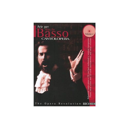 ספר תווים לשירה Cantolopera: Arias For Bass, Vol. 2 - Vocal Score & CD