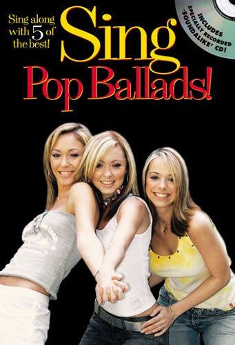 ספר תווים לשירה Sing Pop Ballads! 