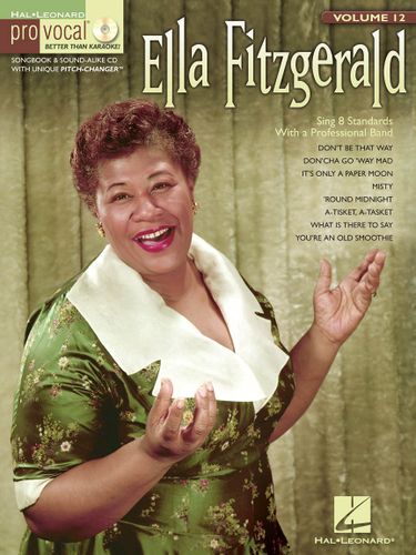 ספר תווים לשירה Ella Fitzgerald - Pro Vocal Women's Edition Volume 12