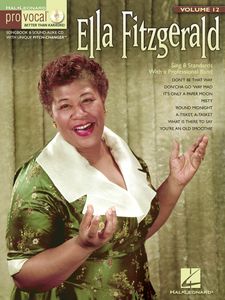 ספר תווים לשירה Ella Fitzgerald - Pro Vocal Women's Edition Volume 12