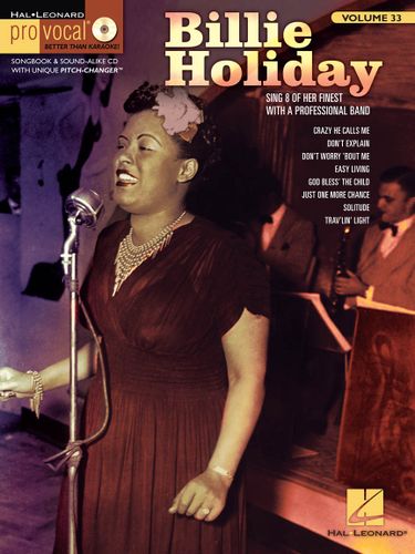 ספר תווים לשירה Billie Holiday - Pro Vocal Women's Edition Volume 33