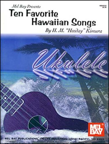 ספר תווים ליוקללי Ten Favorite Hawaiian Songs: For Ukulele